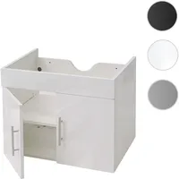 Mendler Waschbeckenunterschrank HWC-D16, Waschtischunterschrank Waschtisch Unterschrank Badmöbel, MVG hochglanz