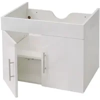 Mendler Waschbeckenunterschrank HWC-D16, Waschtischunterschrank Unterschrank Badmöbel, FSC® hochglanz 60cm