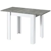 B&D home B&D home® Esstisch, Grau, weiß, Holzwerkstoff, Beton