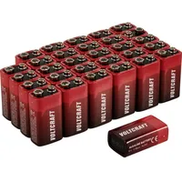 VOLTCRAFT VC-16107990 9 V Block-Batterie Alkali-Mangan 550 mAh 9