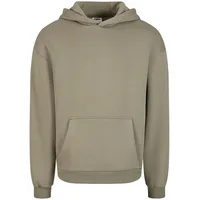 URBAN CLASSICS Fluffy Kapuzenpullover Pale Olive XS