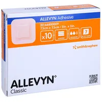 1001 Artikel Medical ALLEVYN Adhesive 7.5x7.5cm haftende Wundauflage 10