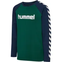 Hummel Boys Langarm-t-shirt - Rain Forest - 116 cm