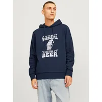 JACK & JONES Kapuzenpullover, Sky Captain, | Gr.: L