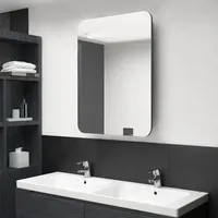 VidaXL LED-Bad-Spiegelschrank Anthrazit 60x11x80 cm