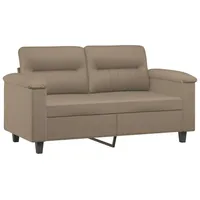 VidaXL 2-Sitzer-Sofa Cappuccino-Braun 120 cm Kunstleder
