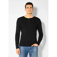 H.I.S. H.I.S Langarmshirt mit aufwendiger Knopfleiste Gr. L,