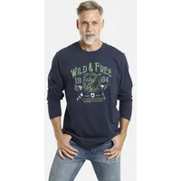 Jan Vanderstorm Langarmshirt STAAF in dunkelblau | Gr.: 76-78