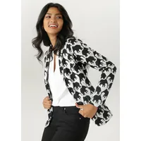 Aniston SELECTED Kurzblazer in Jacquard-Qualität Gr. 36, schwarz-weiß, ,