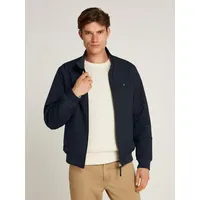 Tommy Hilfiger Herren Windbreaker Jacke Harrington Wasserabweisend, Blau (Desert