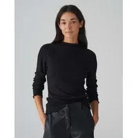 Opus Damen Langarmshirt | Rippshirt SONINCHEN Slim aus weichem