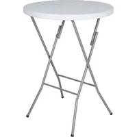 Lex Bistrotisch Ø 80 x 110 cm Weiß