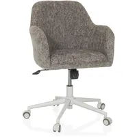 Hjh living Home Office Bürostuhl SOLAO HOME Stoff Grau