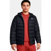 Under Armour Legend Down Hooded Jacket Black Black White