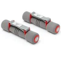 Reebok Softgrip Dumbbells - 1.0Kg Red & Grey