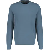 Lerros Rundhalspullover LERROS, Herren, Gr. L, crispy blau, Strick,