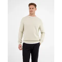 Lerros Strickpullover mit schmaler Rippstruktur", - Bone White -
