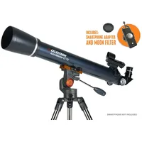 Celestron - Astromaster LT 70AZ mit Phoneadapter und Moonfilter