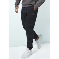 John Devin Sweathose Jogginghose mit seitlichen Taschen und Bindeband