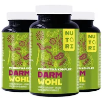 Nutori Darm Wohl Probiotika Komplex, 3 x 60 Kapseln
