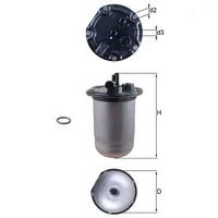 Mahle Kraftstofffilter KL 1132D