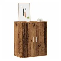 VidaXL Schuhregal Altholz-Optik 60x35x70 cm Holzwerkstoff