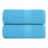 VidaXL Gästetücher 2 Stk. Türkis 30x50 cm 360 g/m2