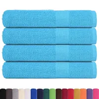 VidaXL Handtücher 4 Stk. Türkis 100x200 cm 360 g/m2