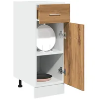 VidaXL Schubunterschrank Lyon Artisan-Eiche 30x46x81,5 cm Holzwerkstoff