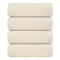 VidaXL Seiftücher 4 Stk. Creme 30x30 cm 360 g/m2