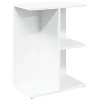 VidaXL Nachttisch Weiß 46,5x29x61 cm Holzwerkstoff