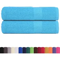 VidaXL Handtücher 2 Stk. Türkis 50x100 cm 360 g/m2