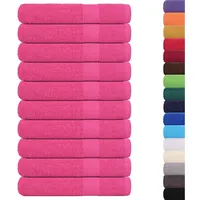 VidaXL Handtuch Handtücher 10 Stk. Rosa 100x200 cm 360