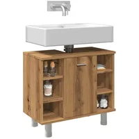 VidaXL Badschrank Artisan-Eiche 60x32x53,5 cm Holzwerkstoff