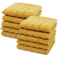 ZOLLNER Handtuchset 30 x 50 cm senfgelb 10-tlg.