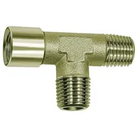Riegler T-Stück außen/außen/innen G/R 3/8 SW 17 Messing vernickelt