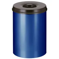 Proregal Selbstlöschender Papierkorb & Abfallsammler aus Metall | 30
