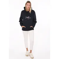 Zwilling Zwillingsherz Kapuzensweatshirt mit "Amore"-Schriftzug und Herzchen am Rücken