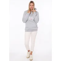 Zwilling Zwillingsherz Kapuzensweatshirt, mit "Amore"-Schriftzug und Herzchen am Rücken,