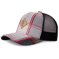 Djinn's Djinns - EmboCheck (Black) - Trucker Cap Meshcap
