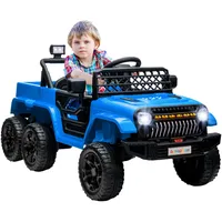Aiyaplay Kinder Elektroauto, 12V Kinderauto mit 2,4GHz Fernbedienung, 4x4-Antrieb/2x2-Antrieb