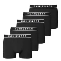 SCHIESSER 95/5 Organic Cotton Schwarz - 5 Stück