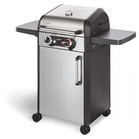 Enders Elektrogrill eFlow Pro 2 Turbo 3 kW Silber