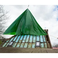 Klüber Sepa Profi Notdach mit Kranhalterung 16x16m