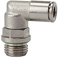 Riegler L-Steckverschraubung »metallica«, drehbar, G 1/8 a., Schlauch- Ø8