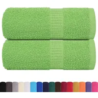 VidaXL Seiftücher 2 Stk. Apfelgrün 30x30 cm 360 g/m2