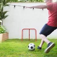 Homcom Rebounder für Fußball, klappbar Fußball Rebounder 63 x