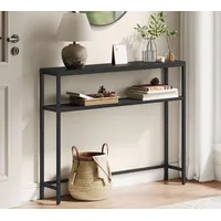 VASAGLE Konsolentisch 100 x 20 x 80 cm grau