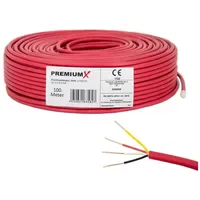 Kabel & Leitungen Brandmeldekabel BMK J-Y(ST)Y 2x2x0,8 Eca rot
