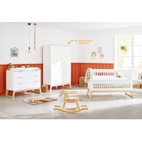 Pinolino Pinolino, Komplett-Babyzimmer, Kinderzimmer-Set 'Bridge' breit, 3-tlg. (Kinderkleiderschrank)